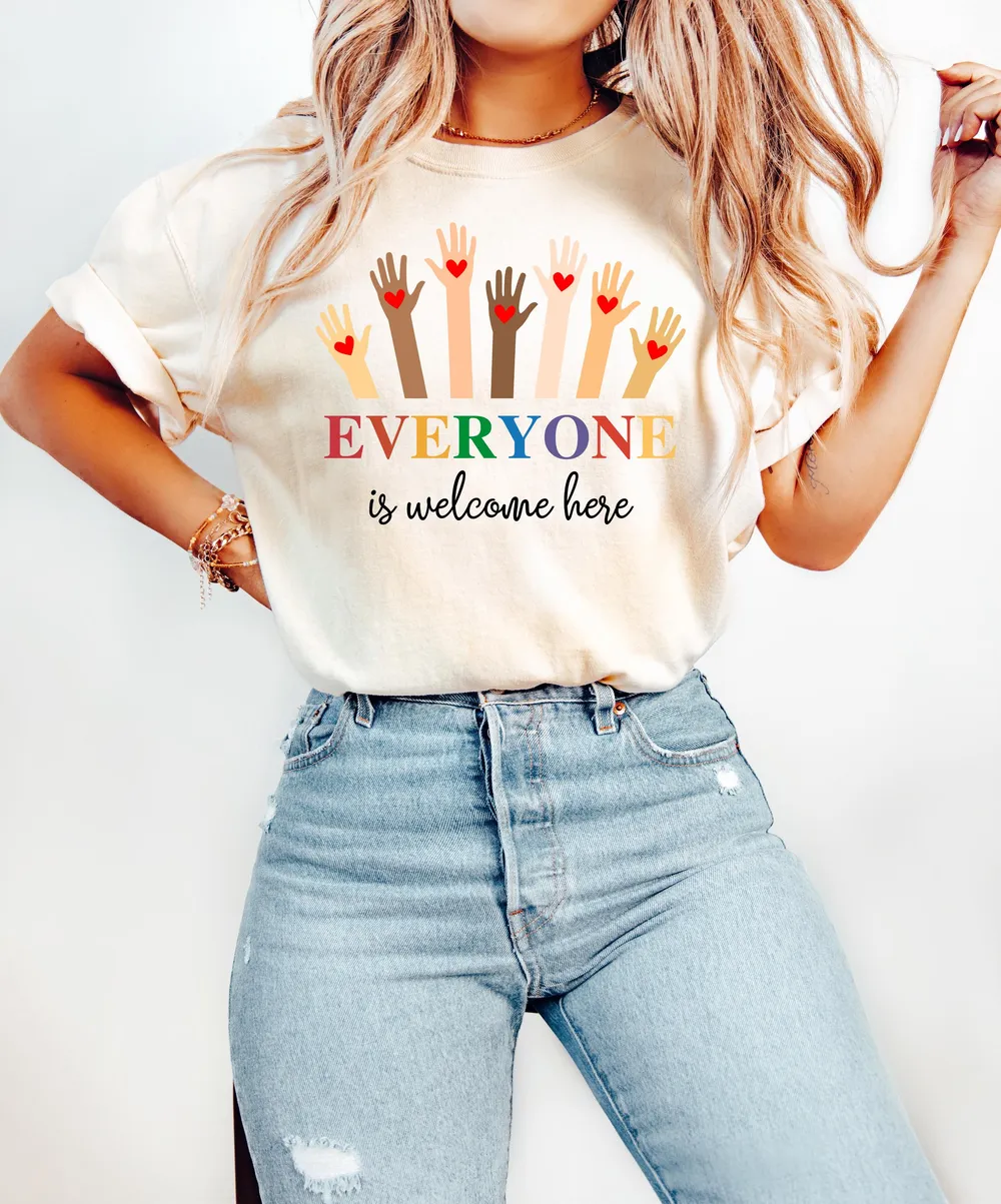 Idaho teacher shirt everyone is welcome here Shirt