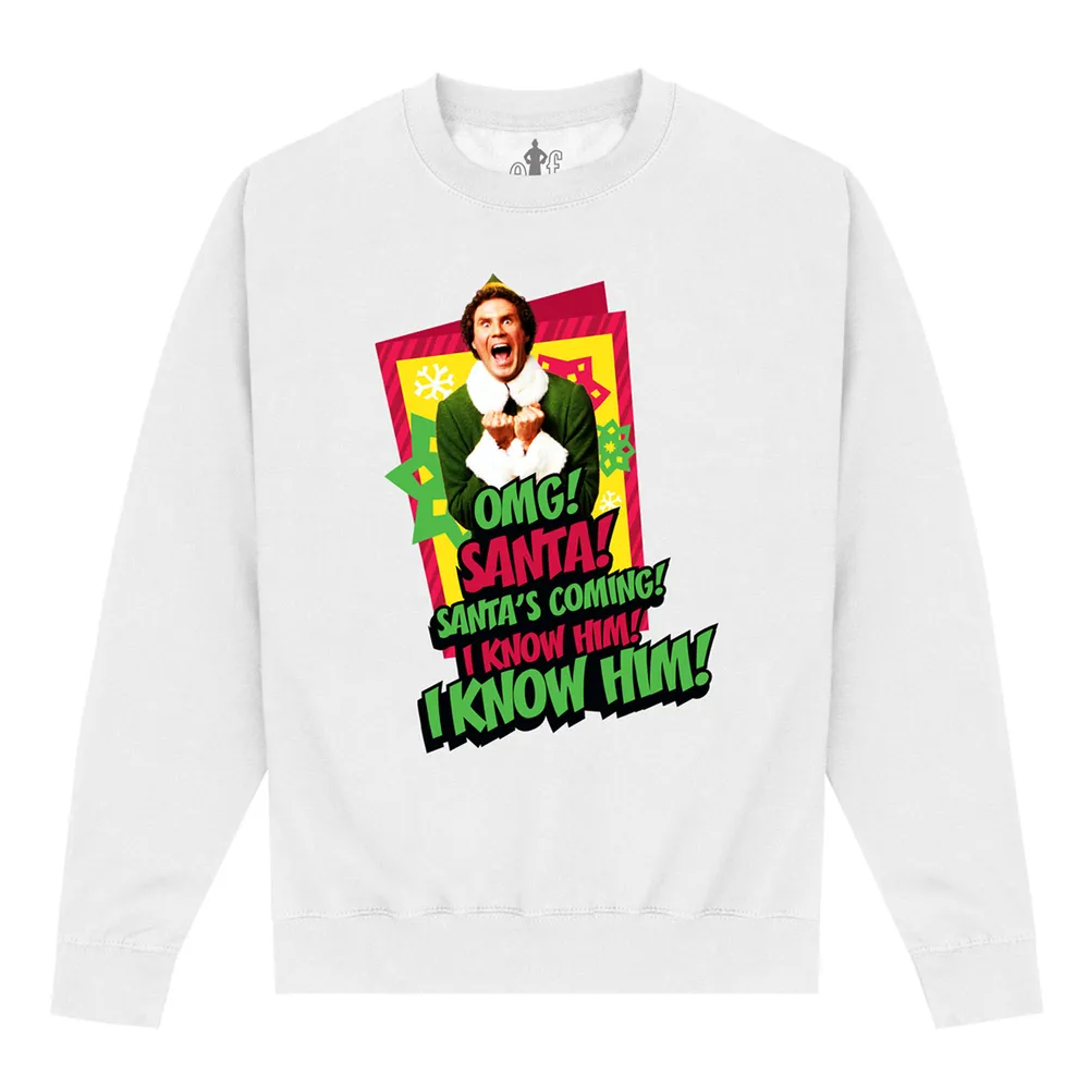 Officially Licensed Warner Bros. Elf - Elf I Know Him Unisex Sweatshirt
