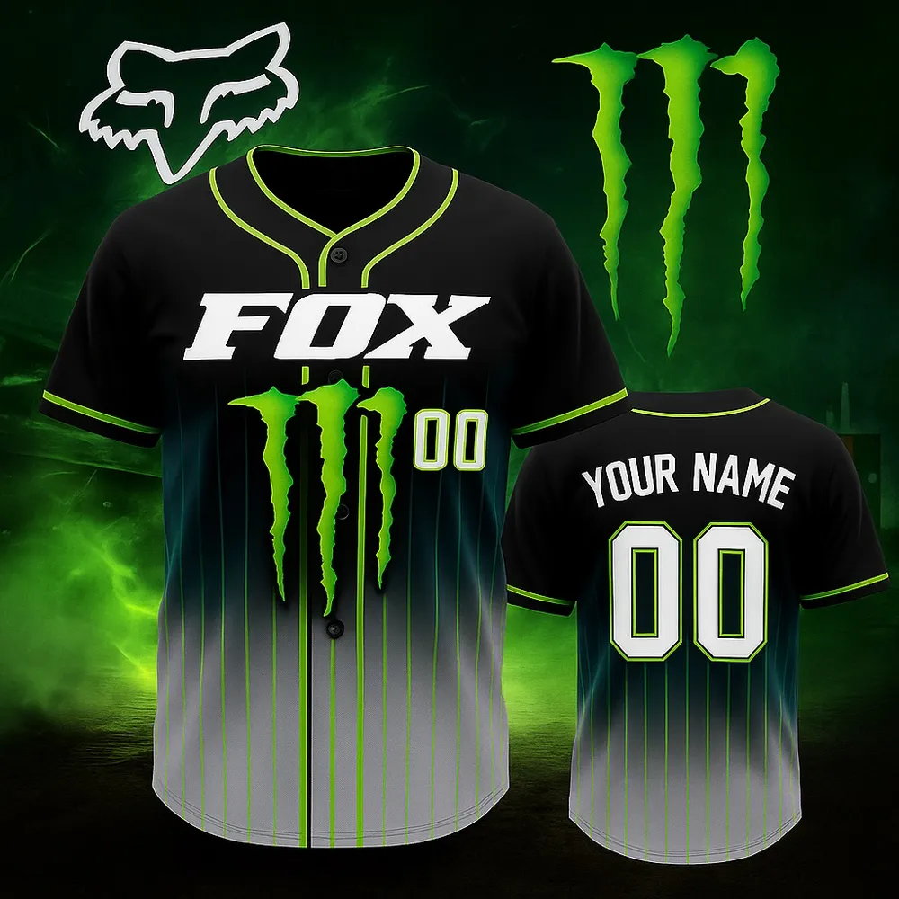 Custom Baseball Jersey Fx Green1