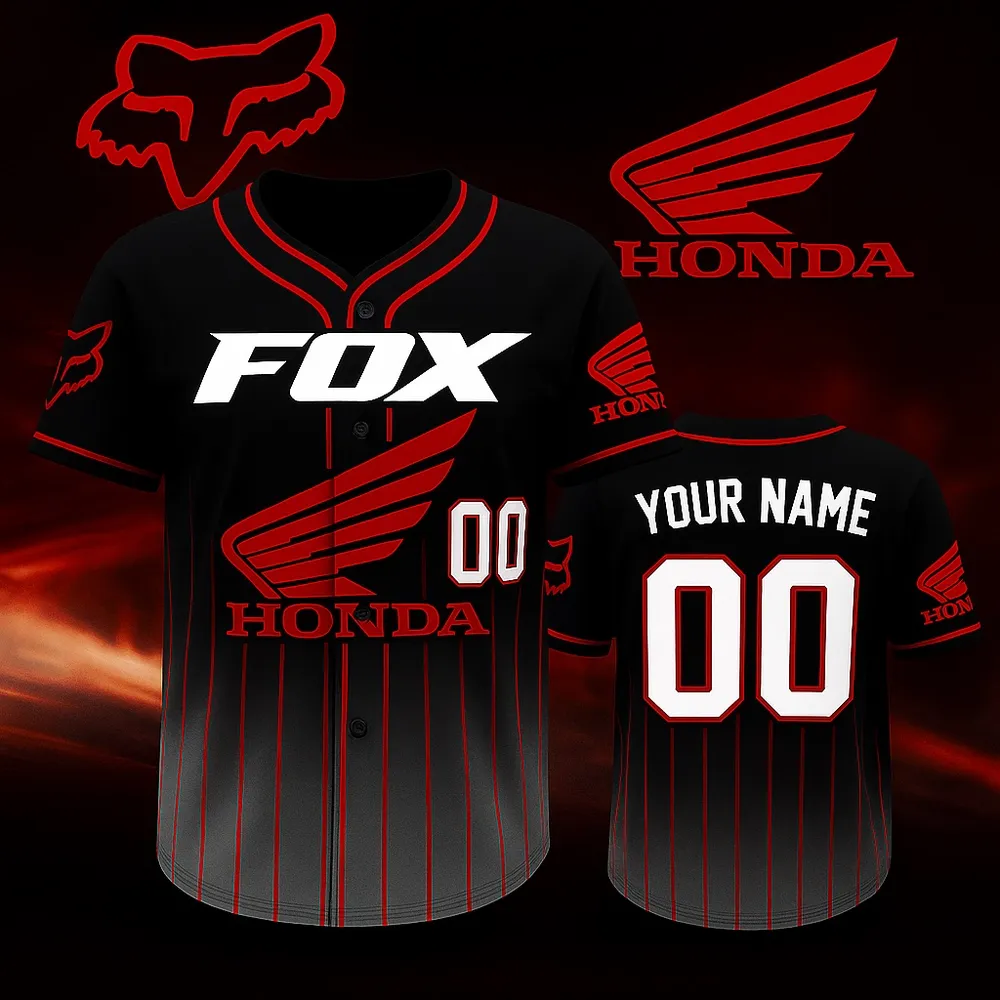 Custom Baseball Jersey Fx Red