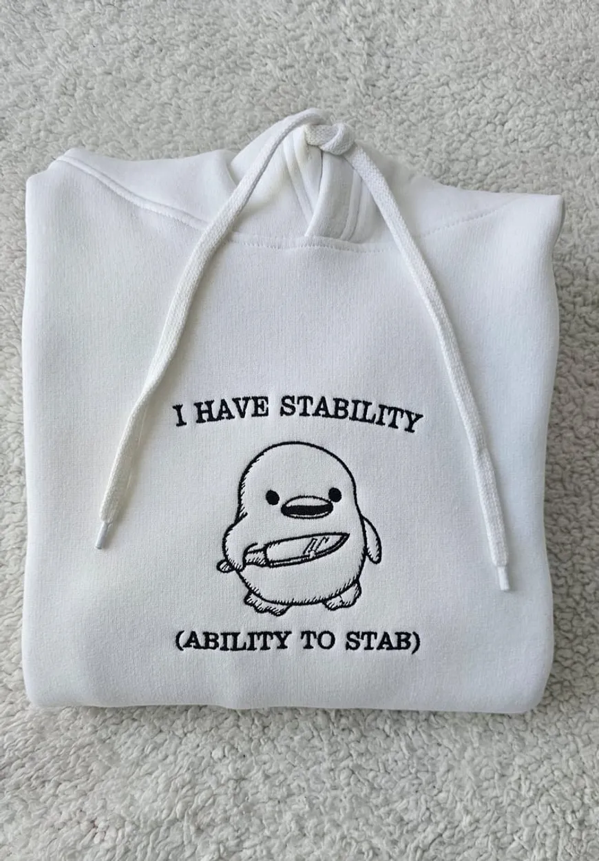 Stability Hoodie – Cute But Psycho Edition