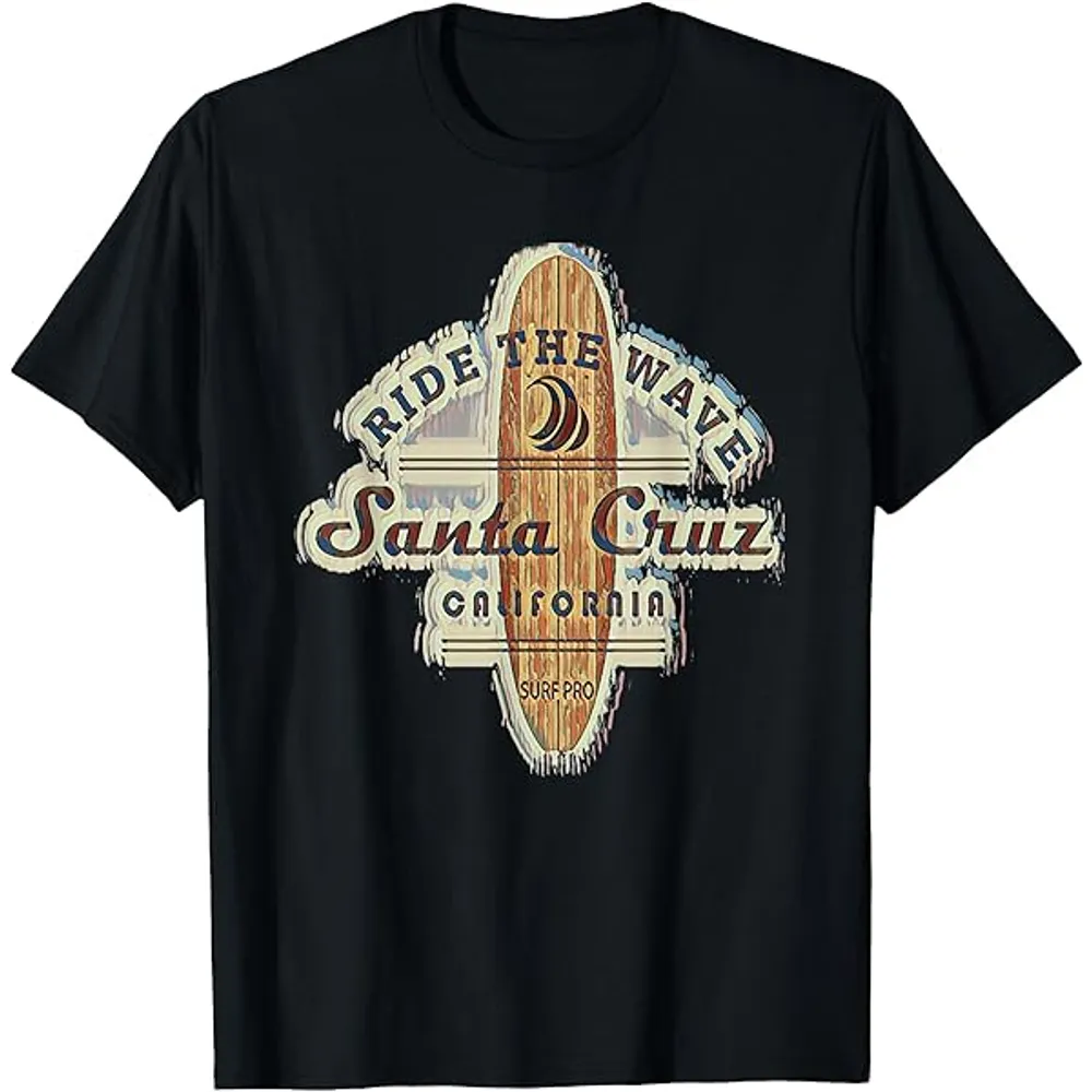 Santa Cruz T Shirt Fishing California