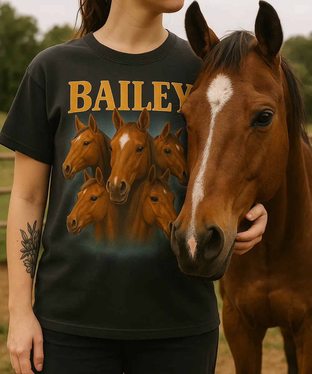 Pet Portrait Bootleg Custom Shirt