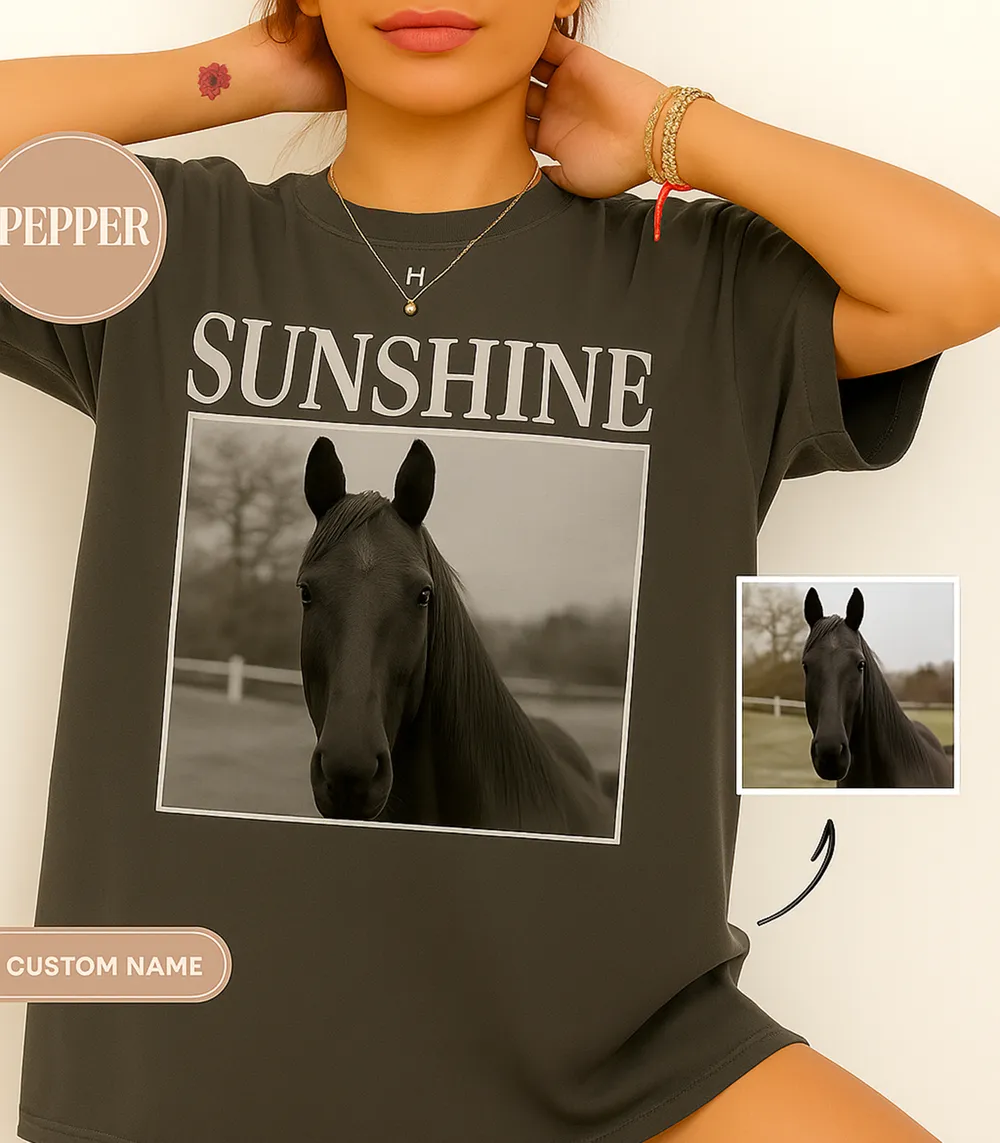 Pet Portrait Bootleg Custom Shirt 2