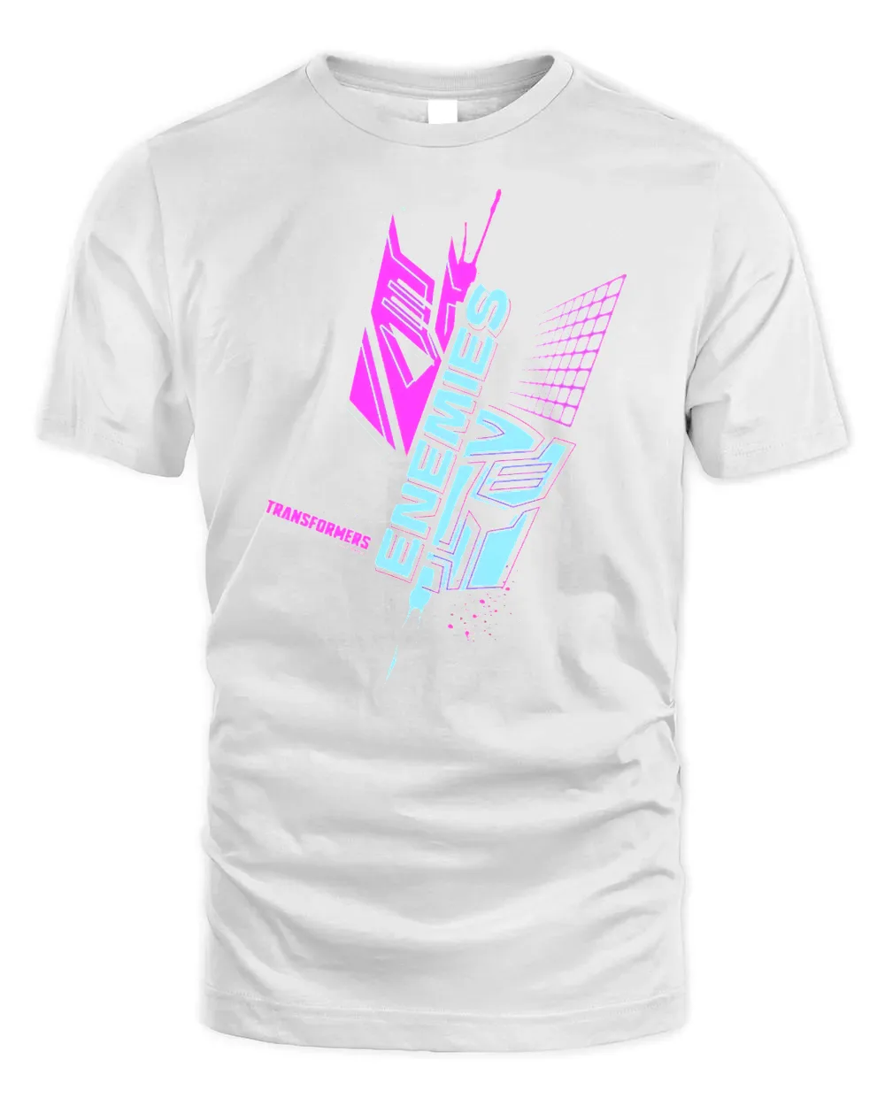 Transformers Enemies Split Shirt — Officially Licensed Transformers Merch | AuthenticFanGifts