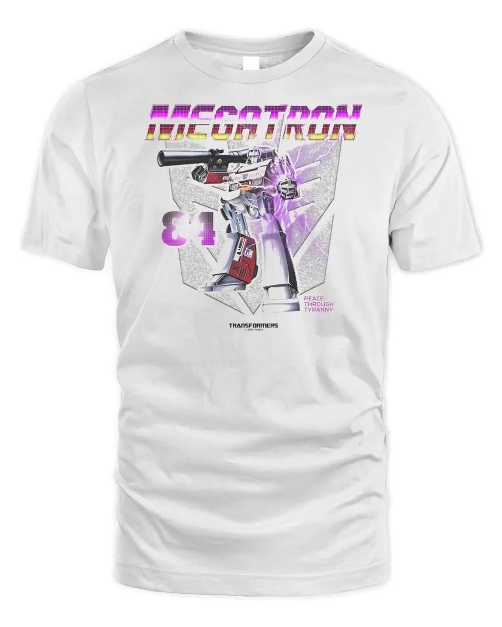 Transformers Megatron Action Shirt — Officially Licensed Transformers Merch | AuthenticFanGifts