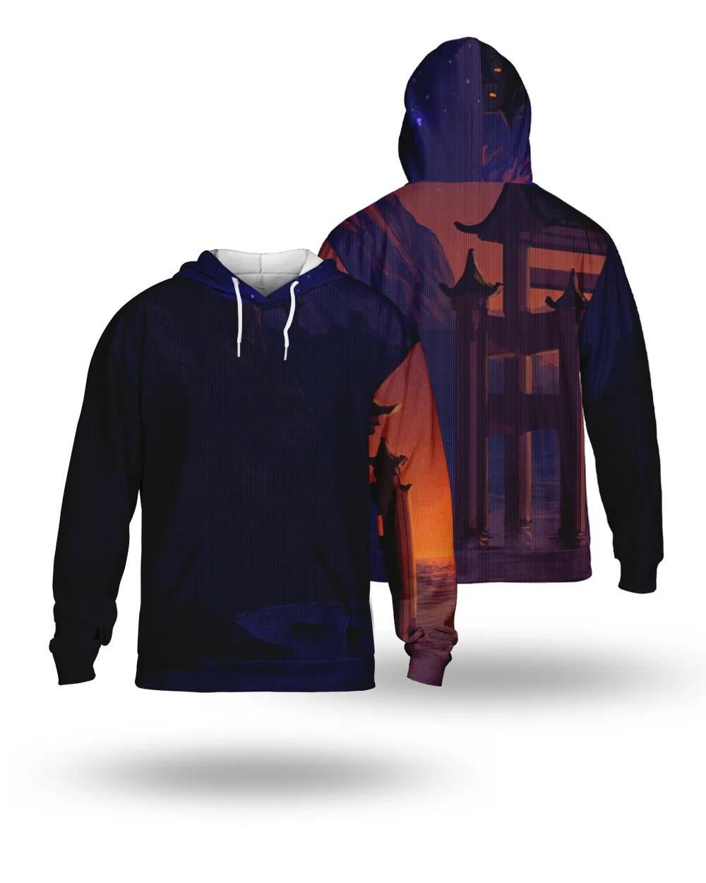 2909 - AOP Unisex Standard Hoodie 2
