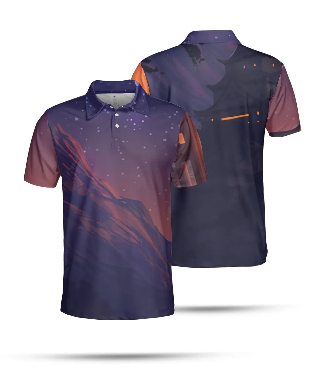 2909 - AOP Men's Short Sleeve Polo Shirt 2