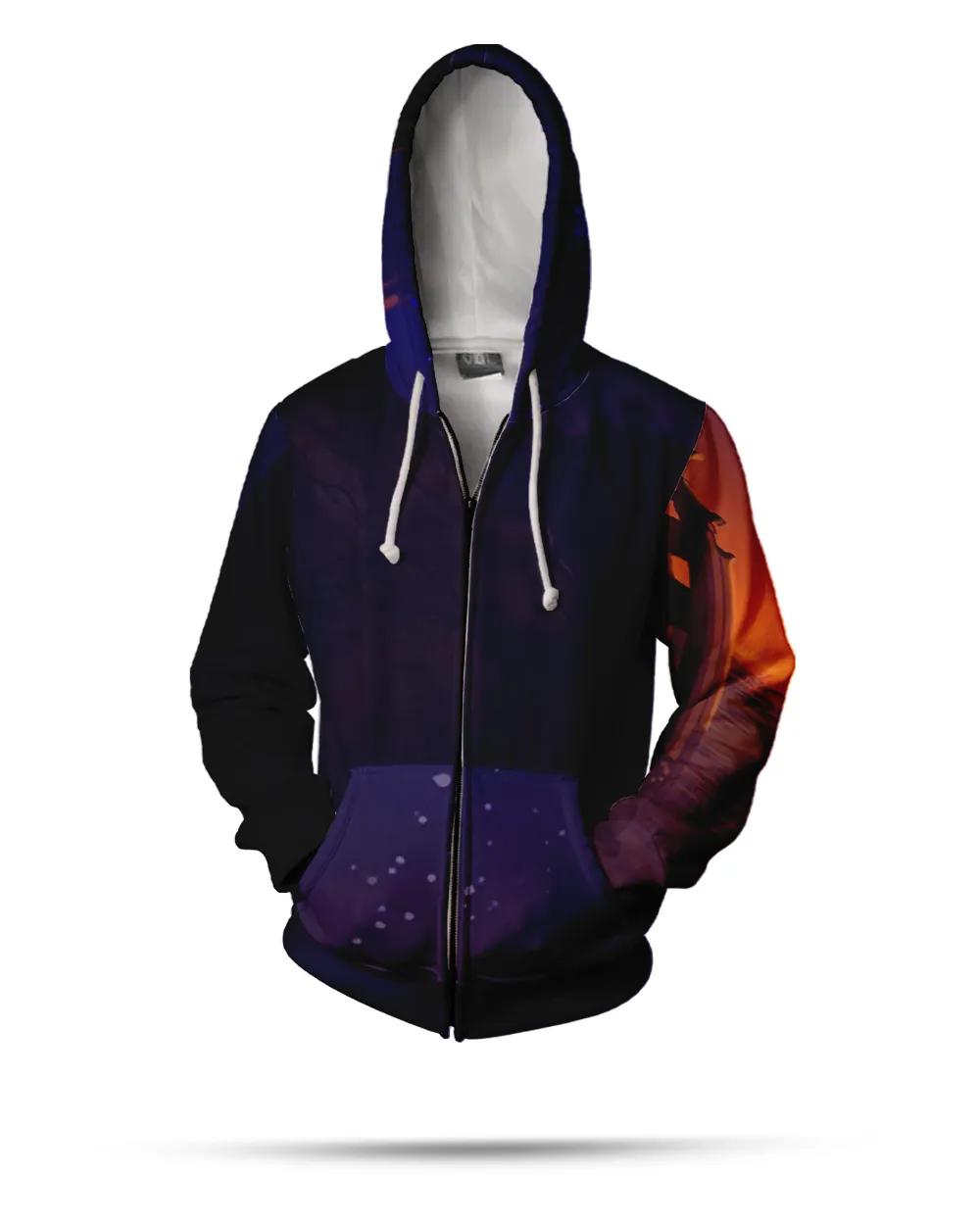 2909 - AOP Zip Hoodie 2