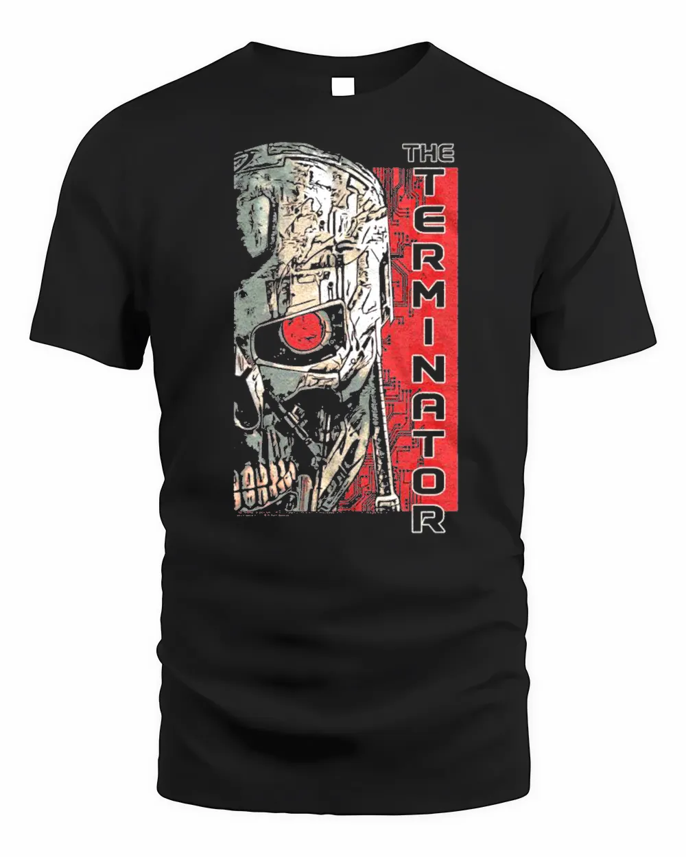 Terminator Comic Illustration T-Shirt — Officially Licensed Terminator Merch | AuthenticFanGifts