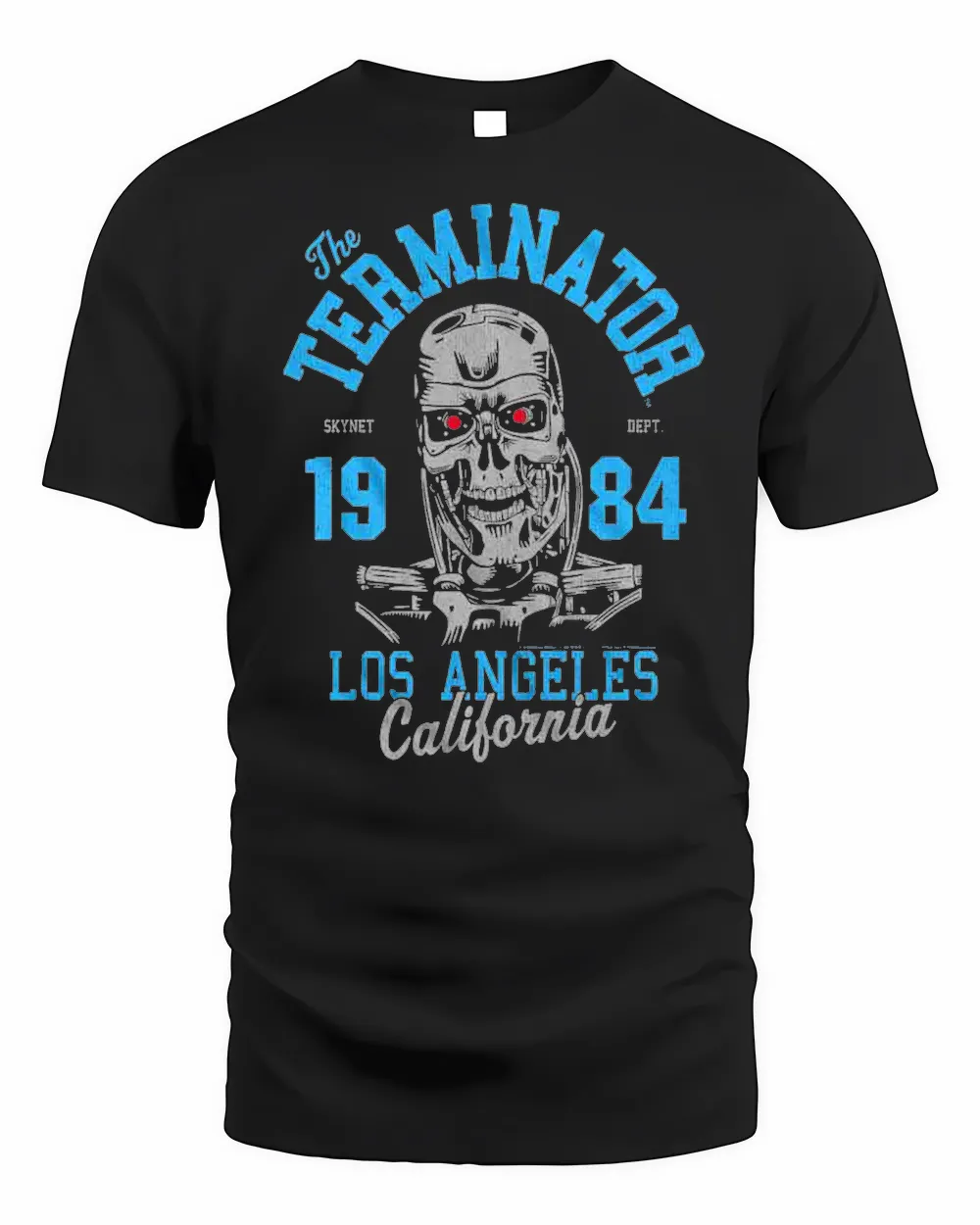 Terminator Collegiate Varsity T-Shirt — Officially Licensed Terminator Merch | AuthenticFanGifts