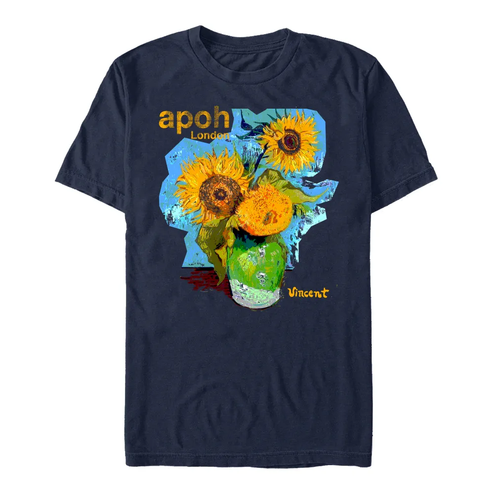 Officially Licensed apoh London - Van Gogh Sunflowers Bouquet Unisex Crew neck