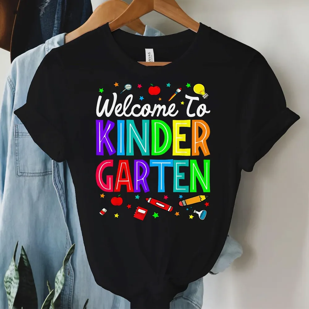 Welcome To Kindergarten Back To School Kids Boys Shirt