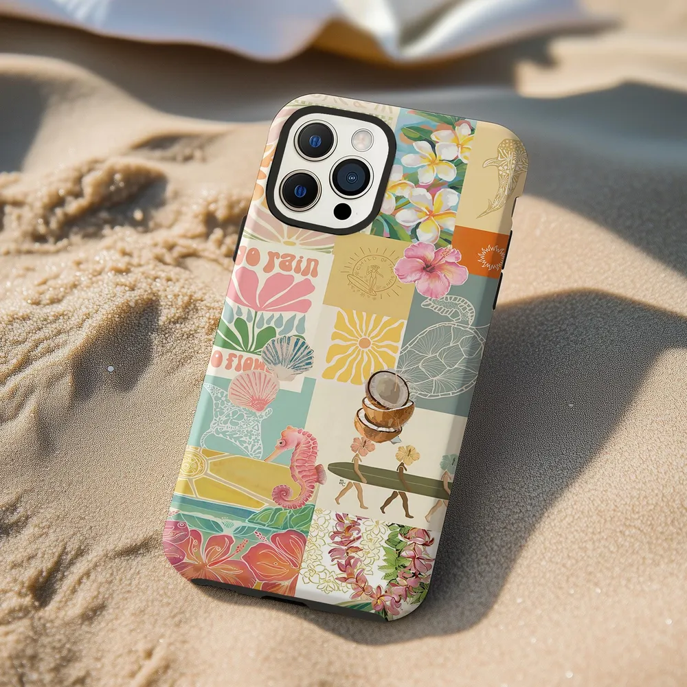 Boho Beach Floral Summer Phone Case Phonecase