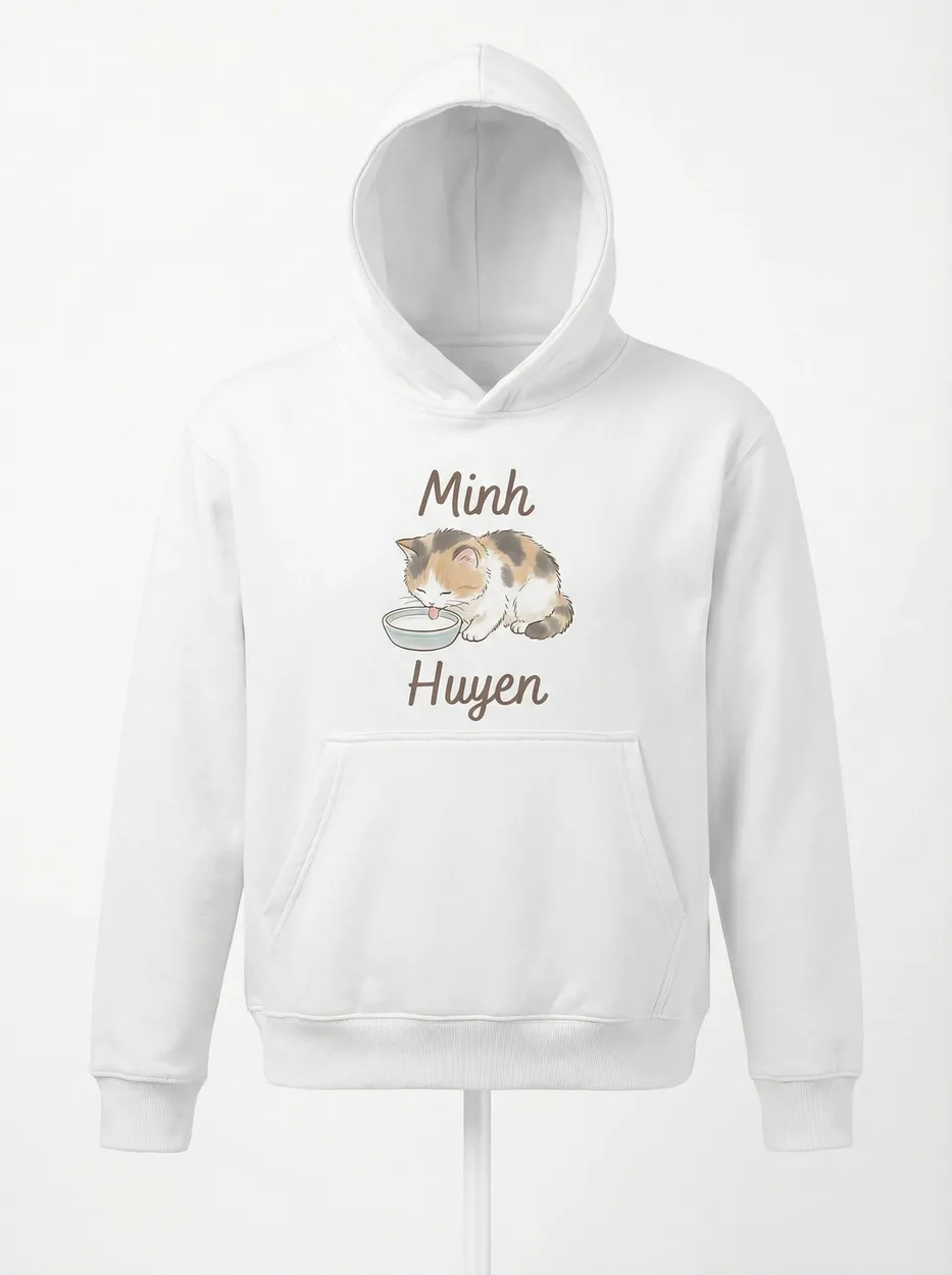Milk Mustache Meow-ment: Cuddle Up with Cozy Cat Vibes!