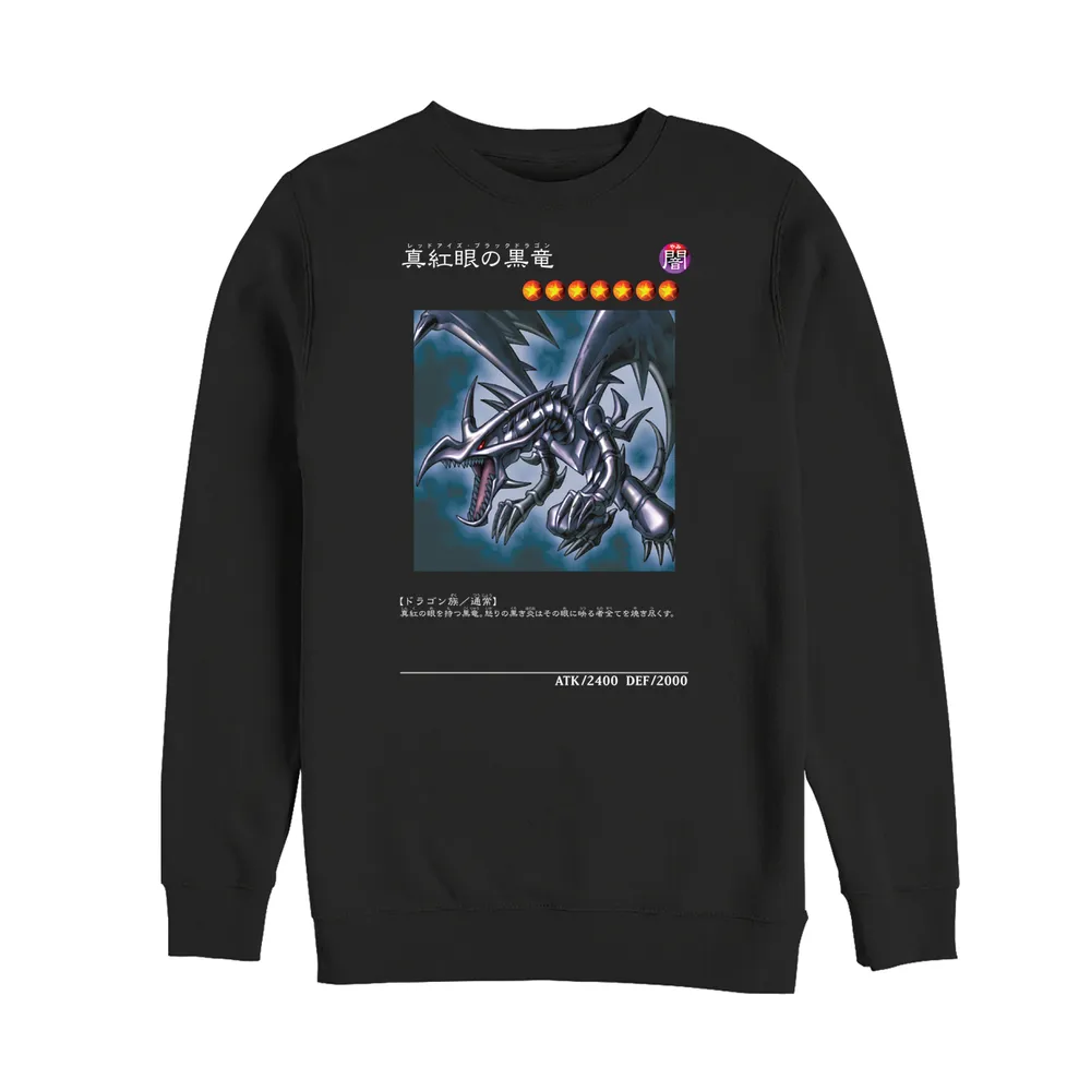 Officially Licensed Yu-Gi-Oh! - Red Eyes Black Dragon Unisex Sweatshirt