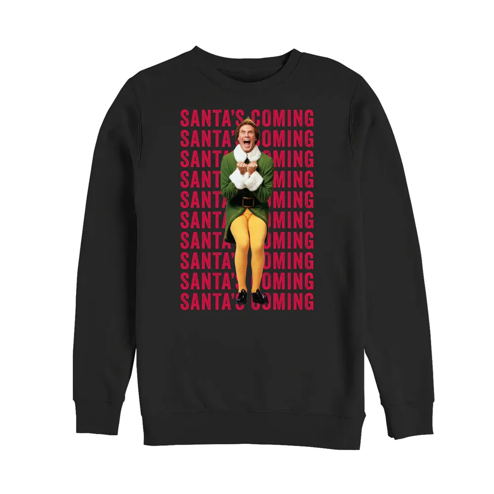 Officially Licensed Warner Bros. Elf - Elf Santas Coming Unisex Sweatshirt