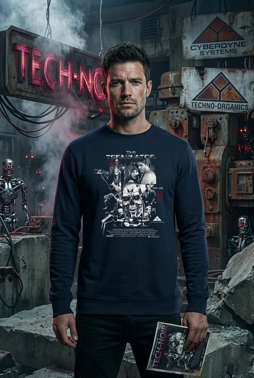 Terminator T2 Hoodie — Officially Licensed Terminator Merch | AuthenticFanGifts