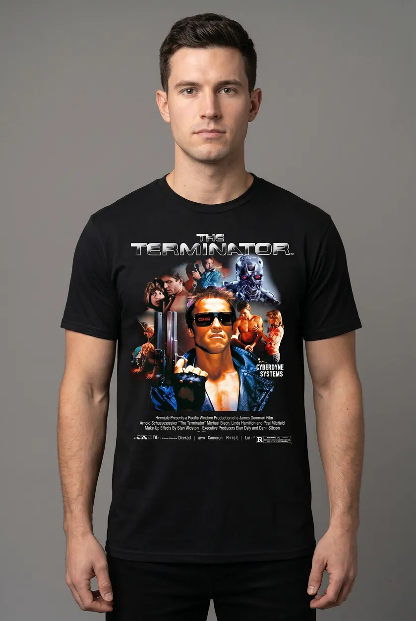 Skynet Cyberdyne Systems T-Shirt — Officially Licensed Terminator Merch | AuthenticFanGifts