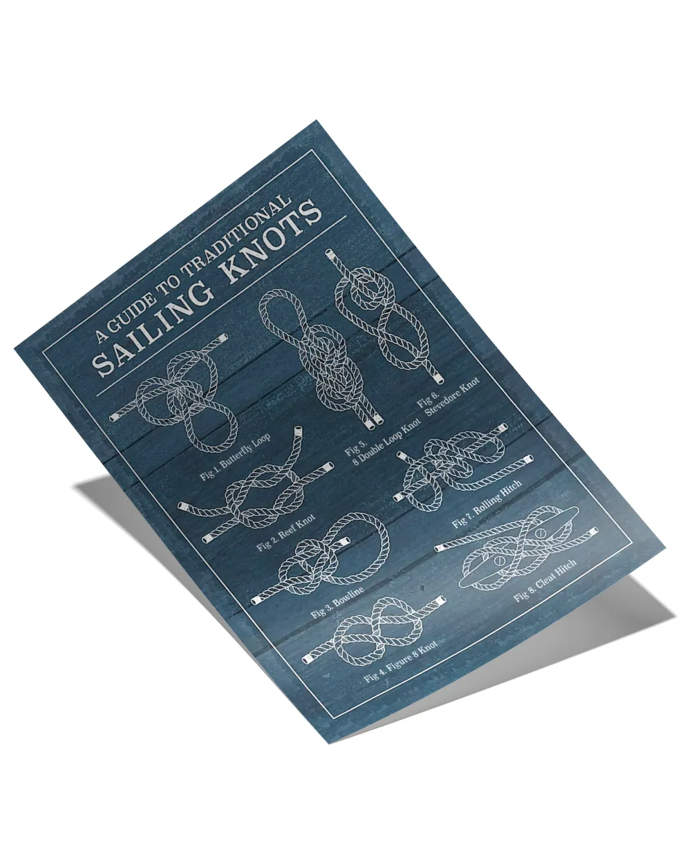 Sailing Knots Guide Poster