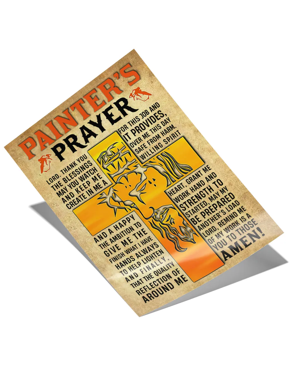 Painter's Prayer Poster