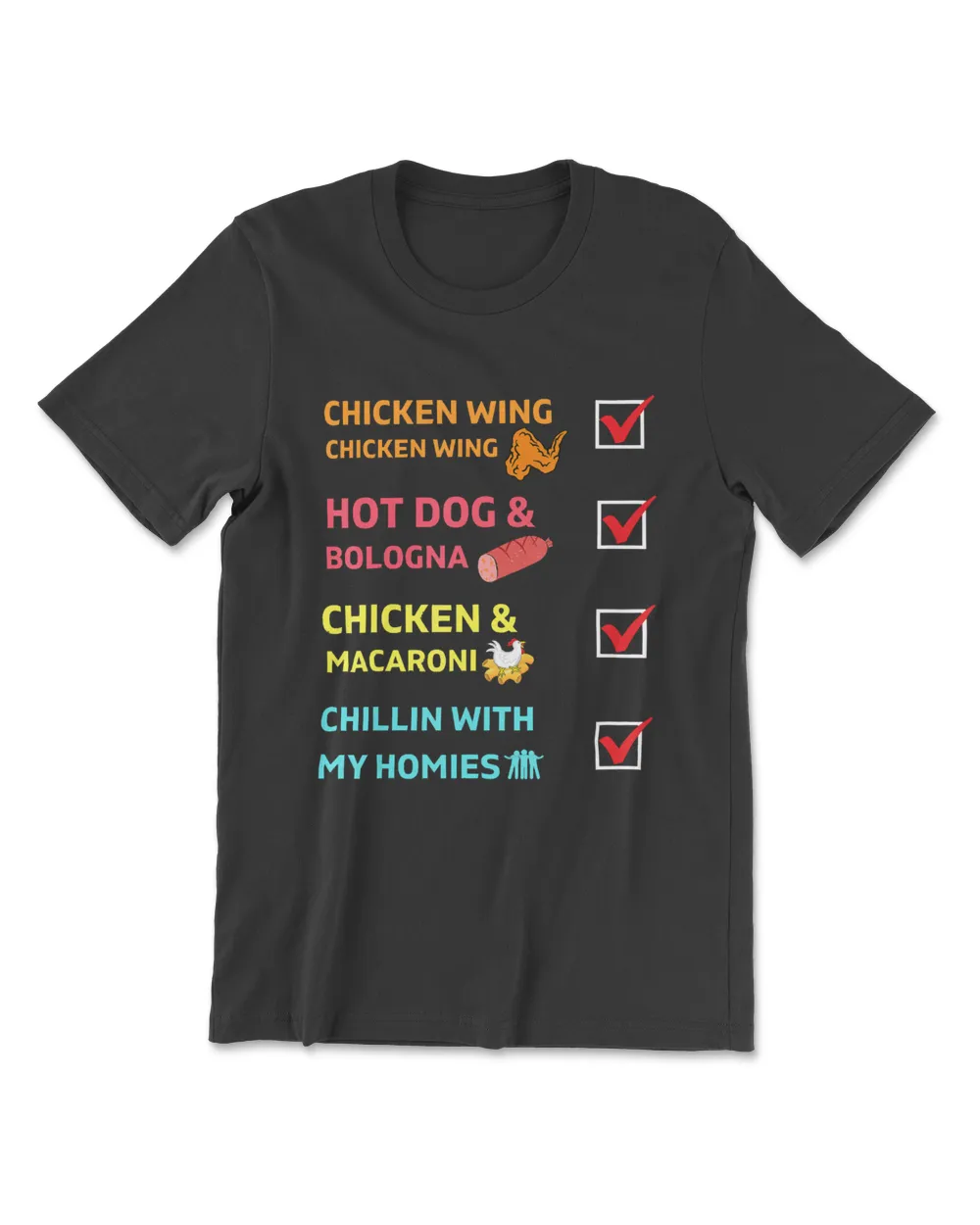 Kids Chicken Wing Chicken Wing Hot Dog And Bologna Toddler
