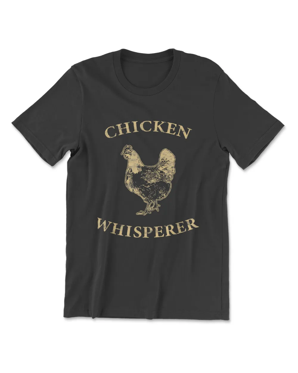 Chicken Whisperer Distressed Poultry Farmer Gift Men's Premium Tshirt black s