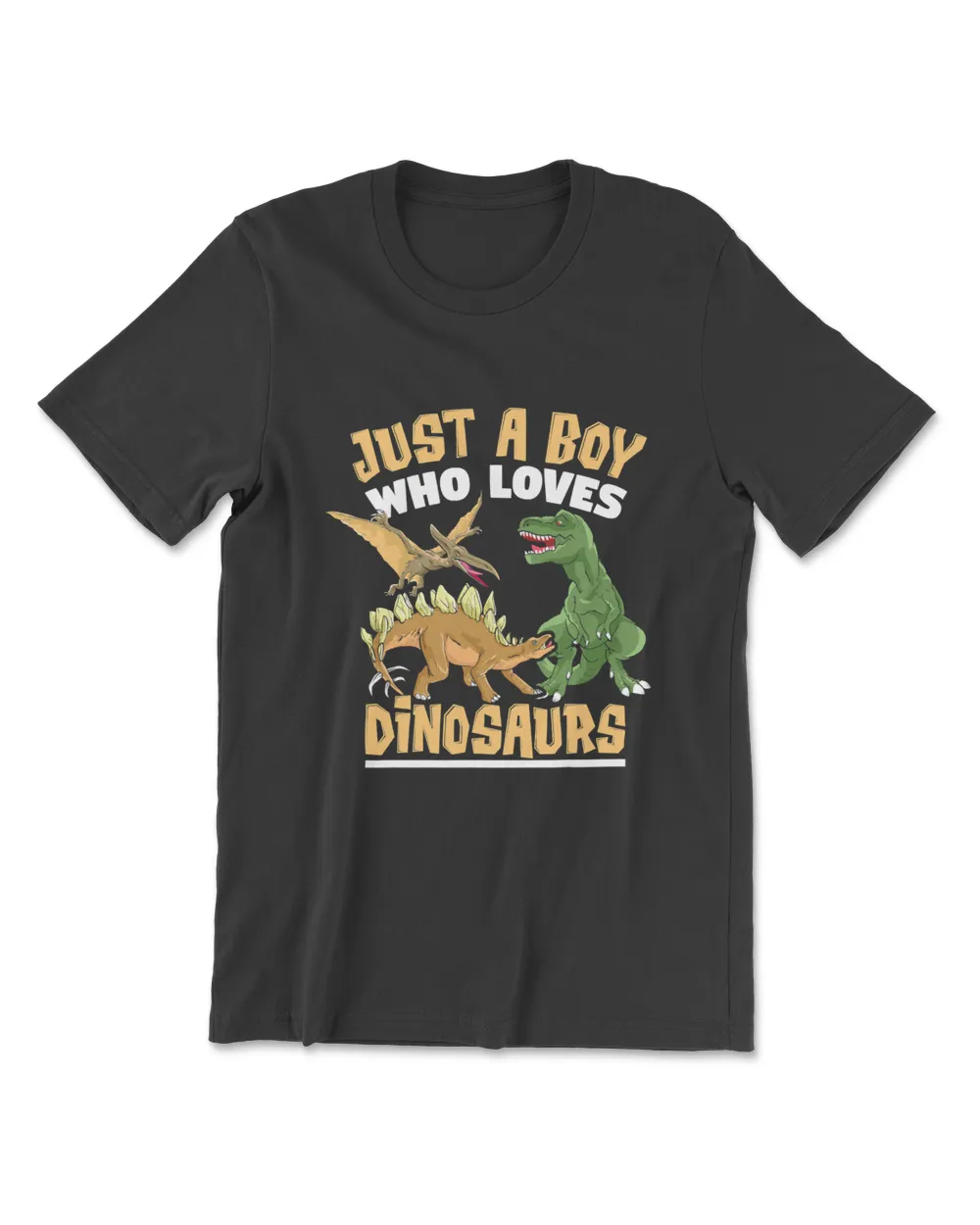 Just A Girl Who Loves Dinosaurs And Soccer Dinosaur T-Shirt Men's Premium Tshirt black s