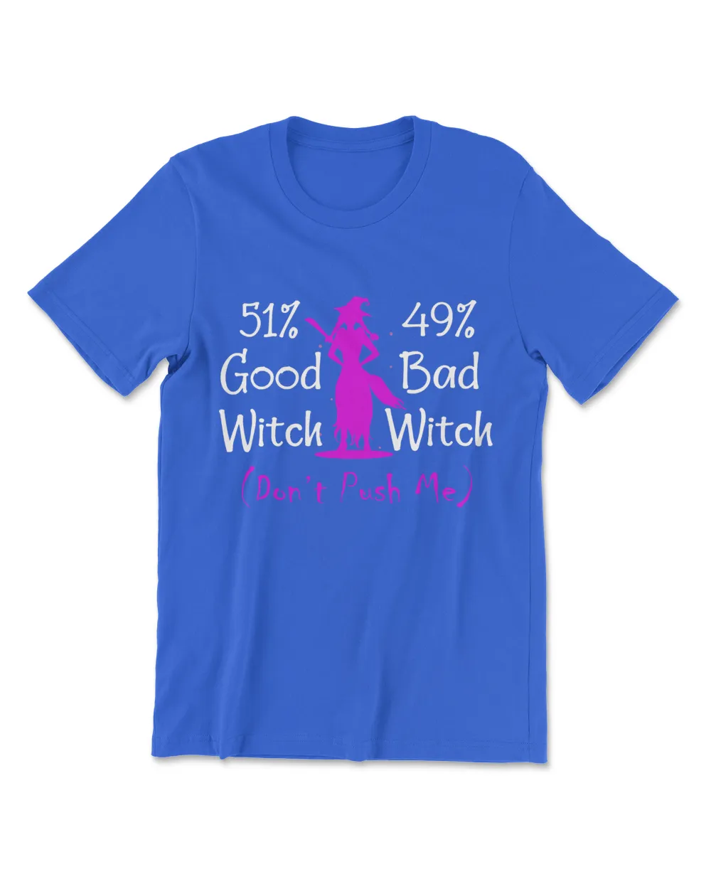 Halloween 51 Good Witch 49 Bad Witch Costume Gift T-Shirt