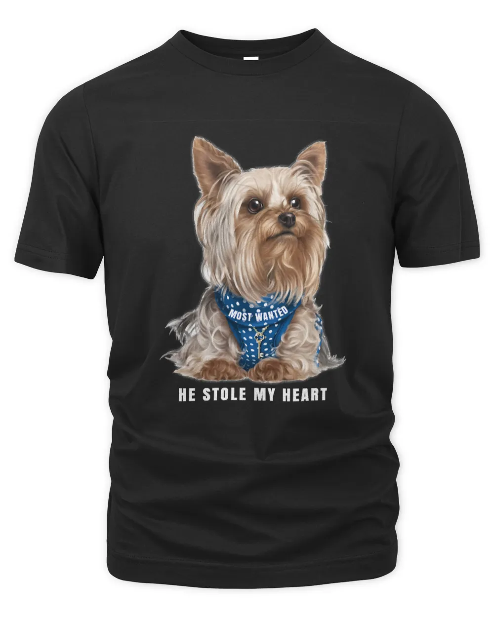 Dog Most Wanted He Stole My Heart Tee 457 paws