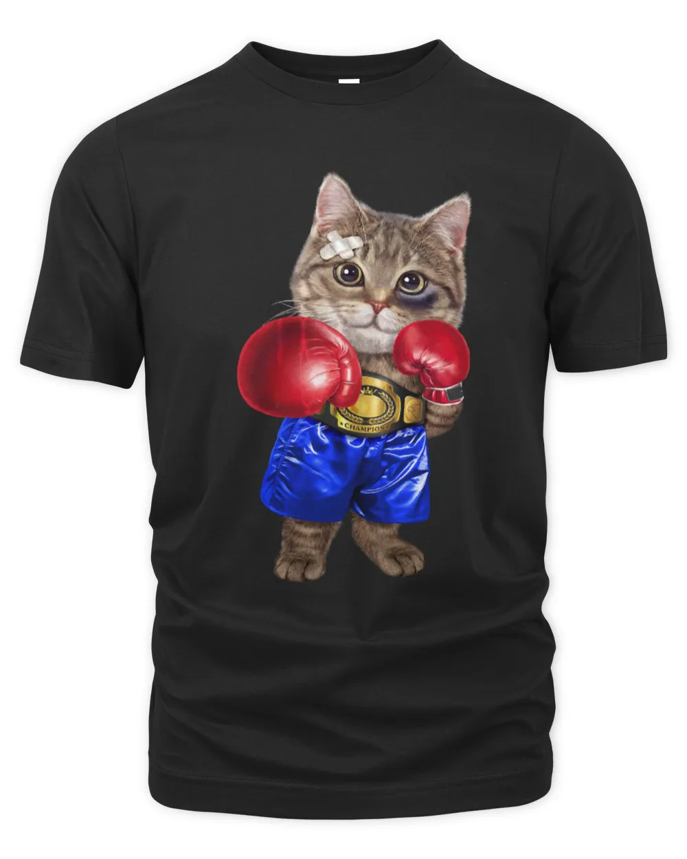 Tabby Cat as Boxing Champion, Boxer, T-Shirt