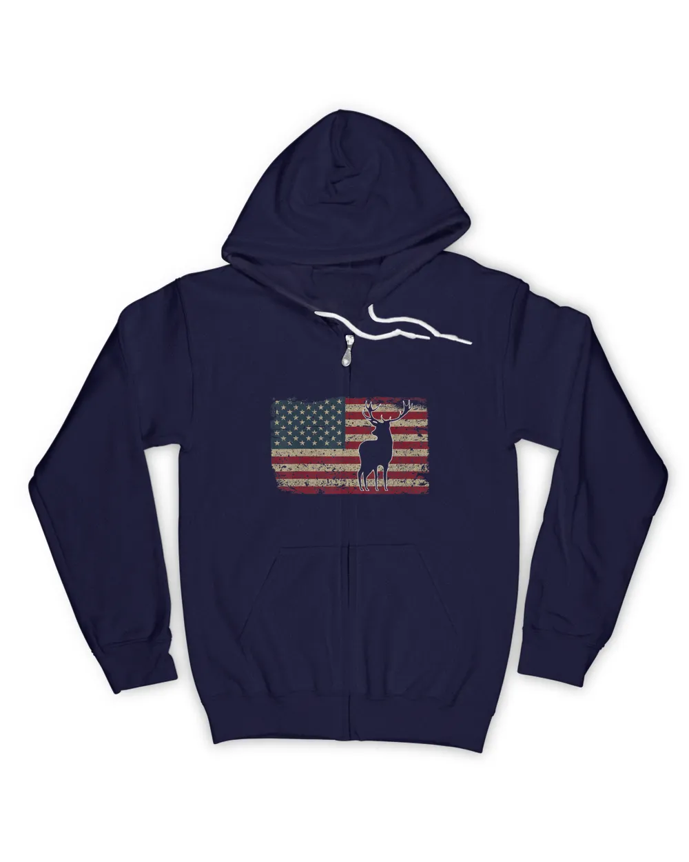 Deer Hunting American Flag   I Proud Hunter Gift Idea