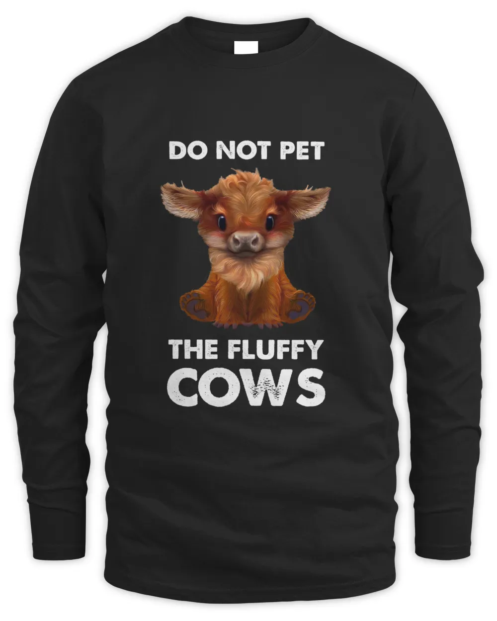 Do Not Pet The Fluffy Cows Vintage Bison Buffalo