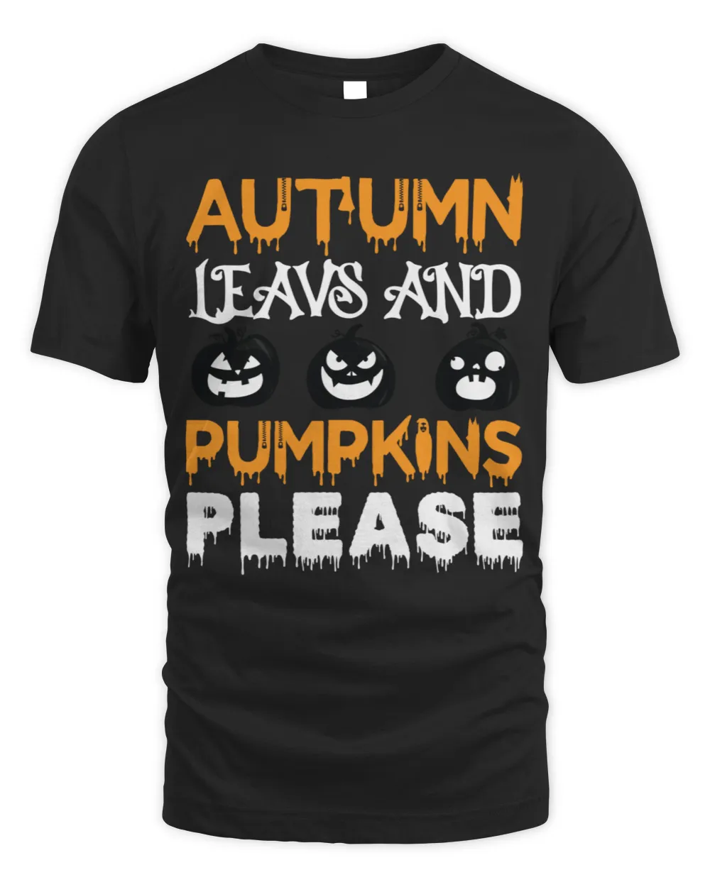 Autumn leavs and pumpkins please