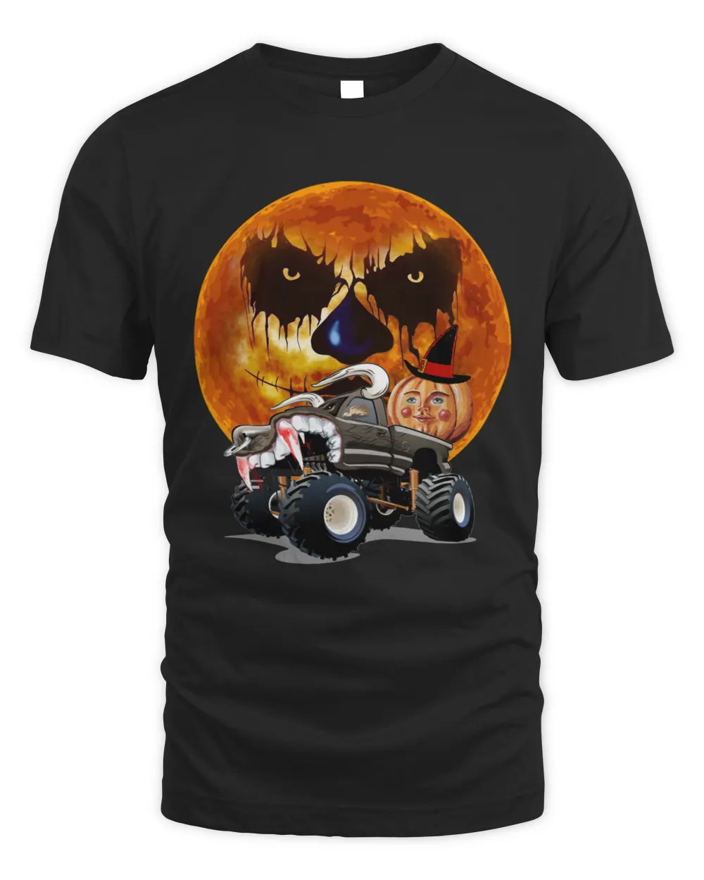 halloween monster truck moon truck