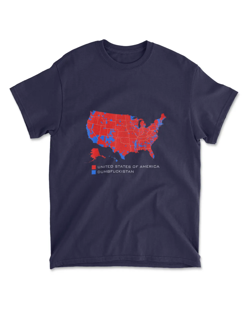 Election Map United States Of America Dumbfuckistan Night