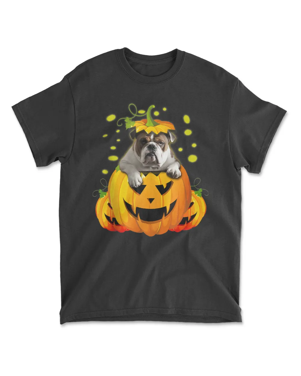 Bulldog Pumpkin Squad Halloween Funny Dog Lover
