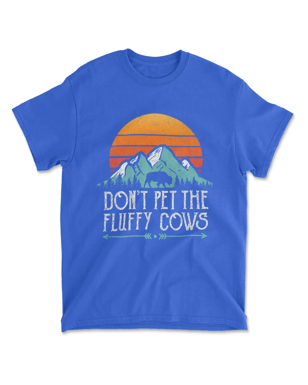 Do Not Pet  Fluffy Cows   Bison Buffalo  Premium