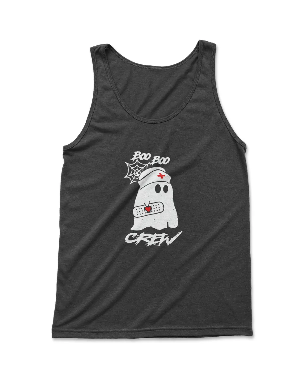 Boo Boo Crew Nurse Ghost Funny Halloween Costume Gift T-Shirt
