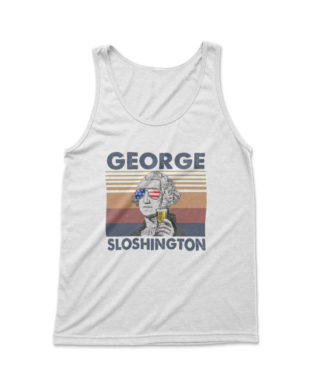 George Sloshington Washington 4th Of July Vintage