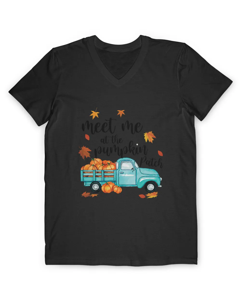 Meet Me At The Pumpkin Patch Halloween Thanksgiving Pumpkin T-Shirt