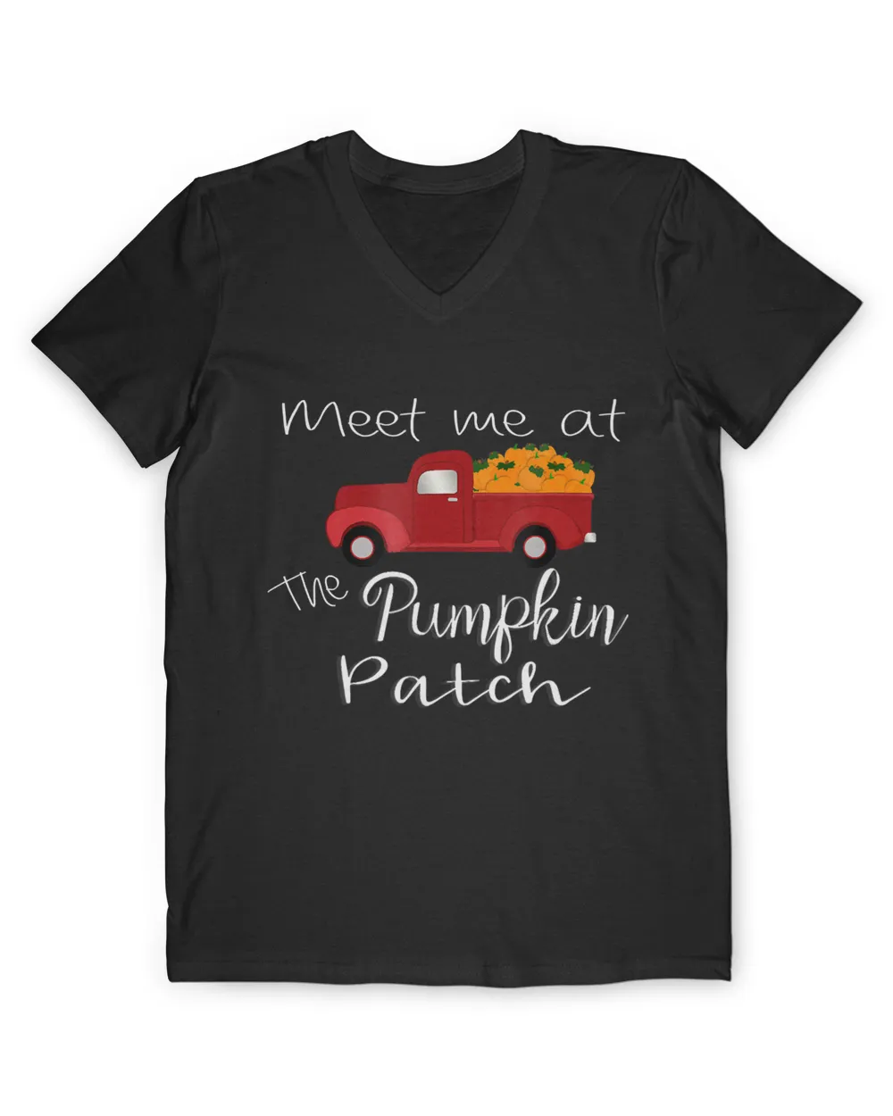 Meet Me At The Pumpkin Patch Truck Fall Autumn T-Shirt