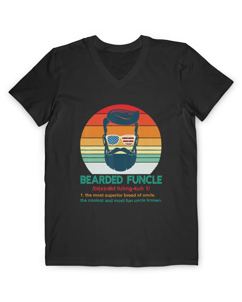 Bearded Funcle Shirt - bearded uncle T-Shirt