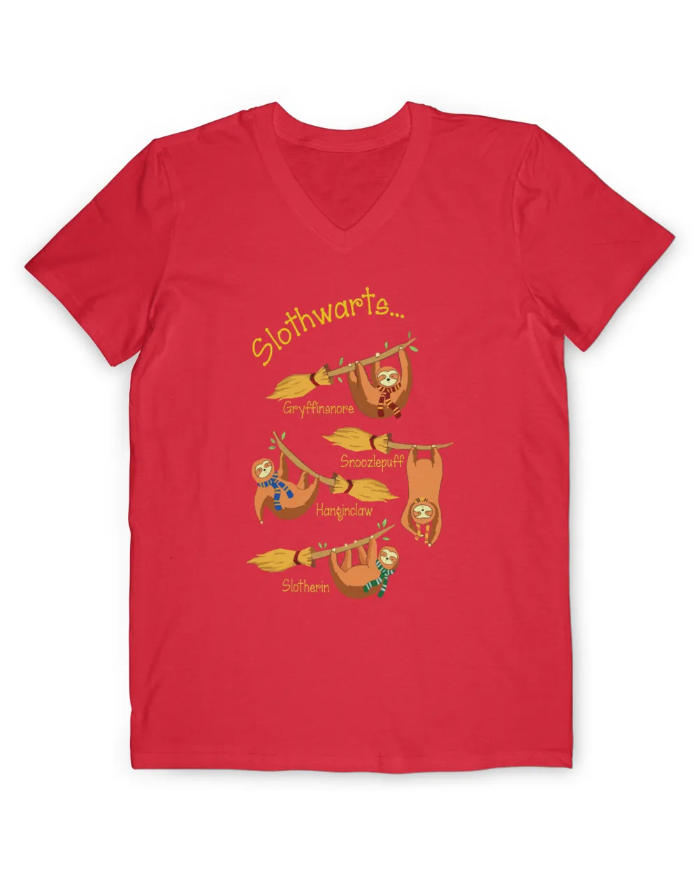 Funny Slothwarts Gryffinsnore Snoozlepuff Hangiclaw Slotherin