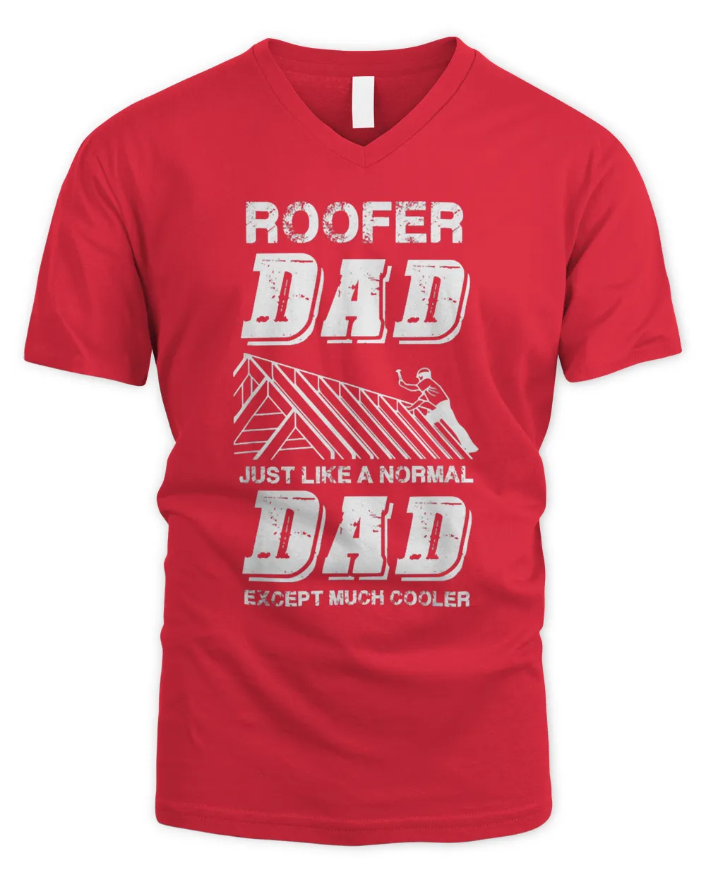 Roofer & Construction Honest Working American Fatherhood T-Shirt