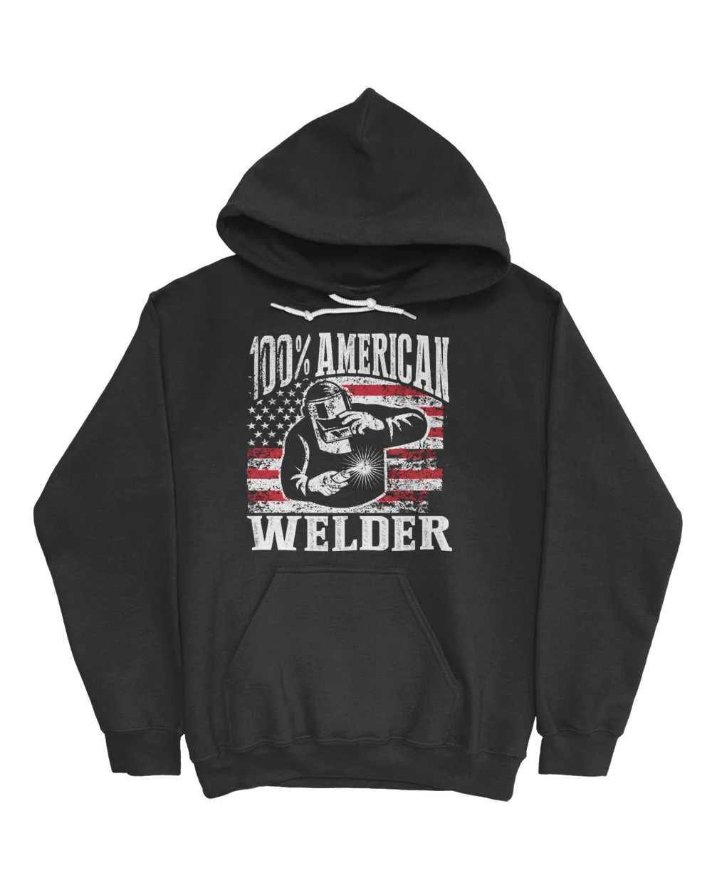 100 American Welder Long Sleeve T-Shirt