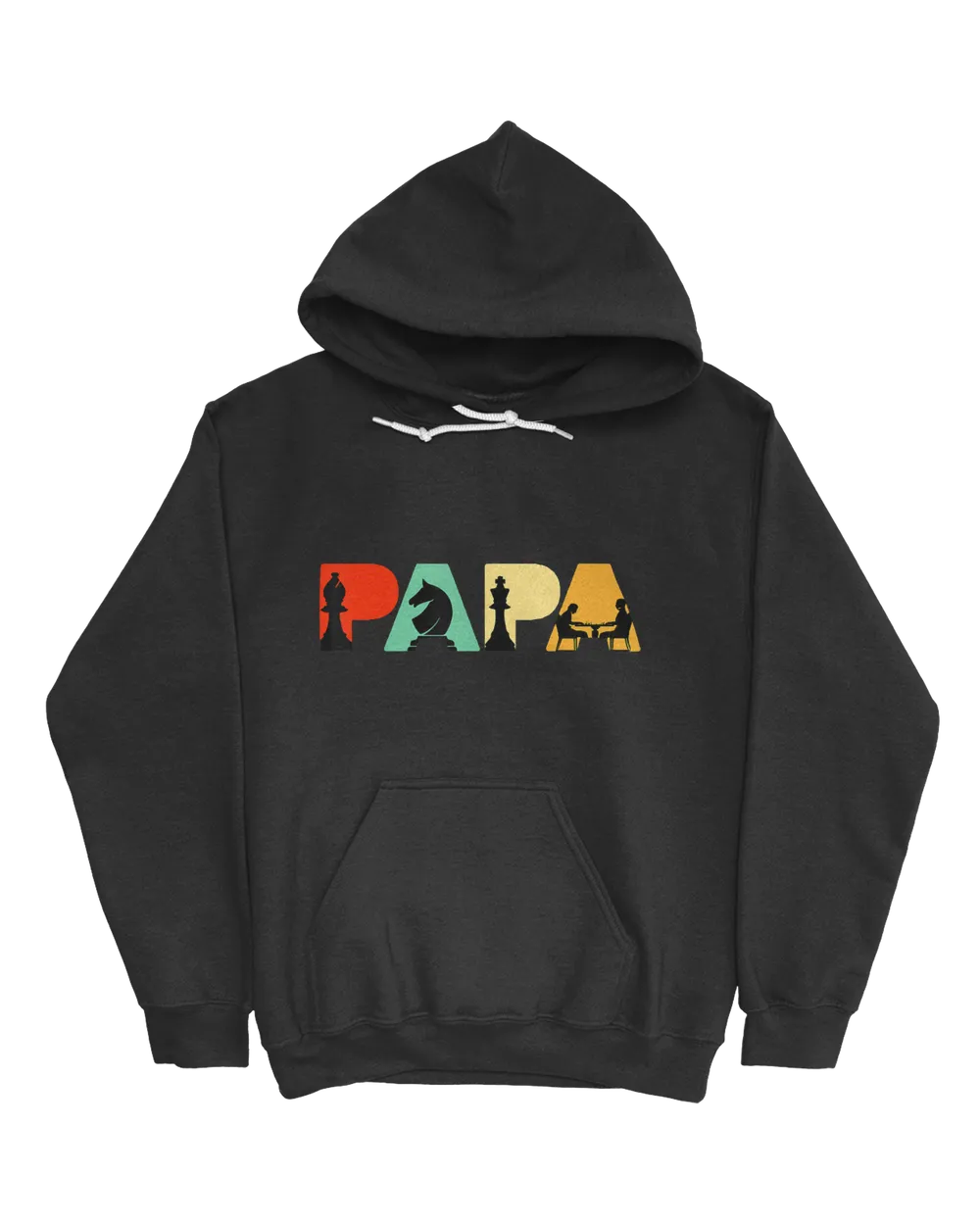 Mens Chess Dad T Shirt, Funny Papa Father's