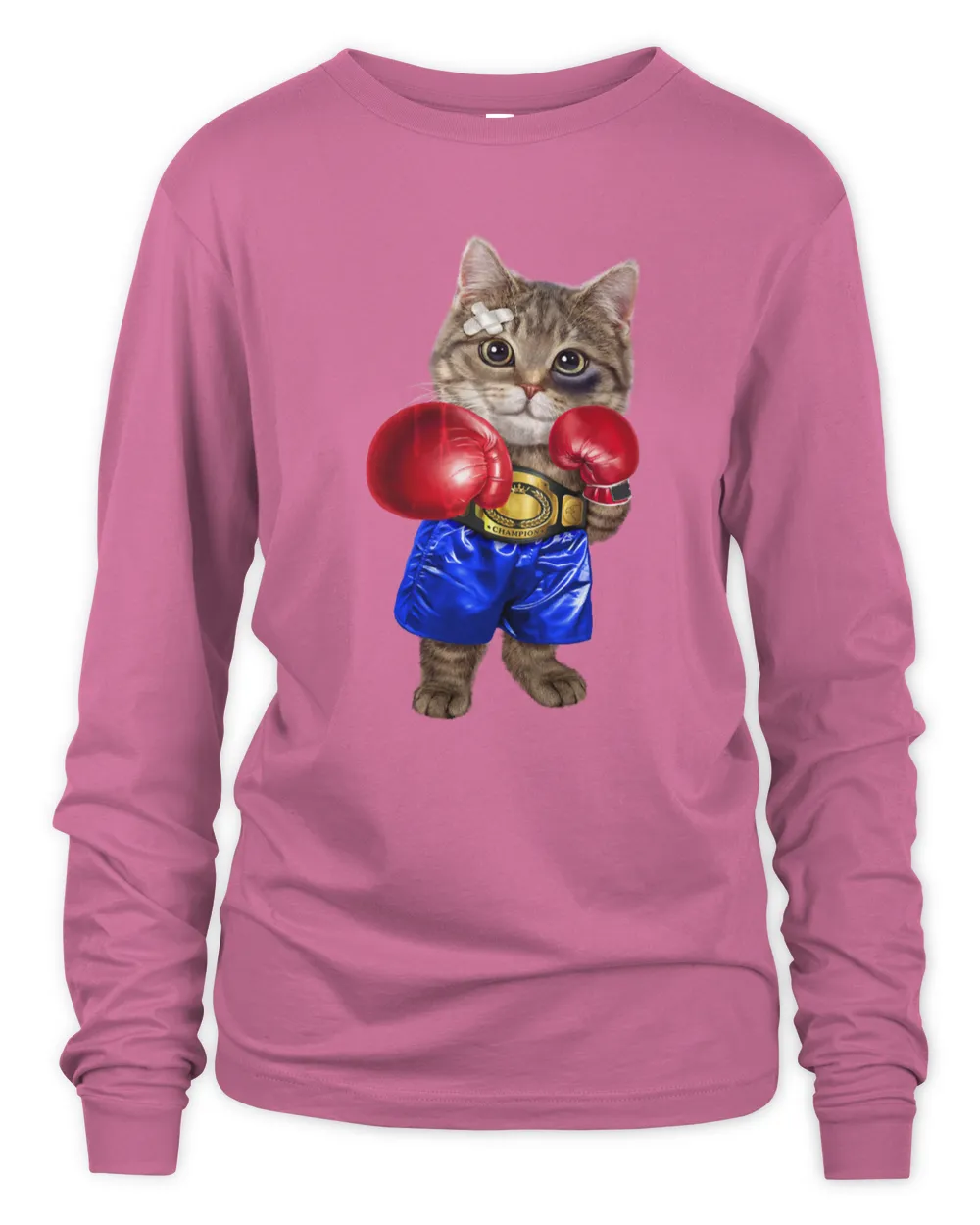 Tabby Cat as Boxing Champion, Boxer, T-Shirt