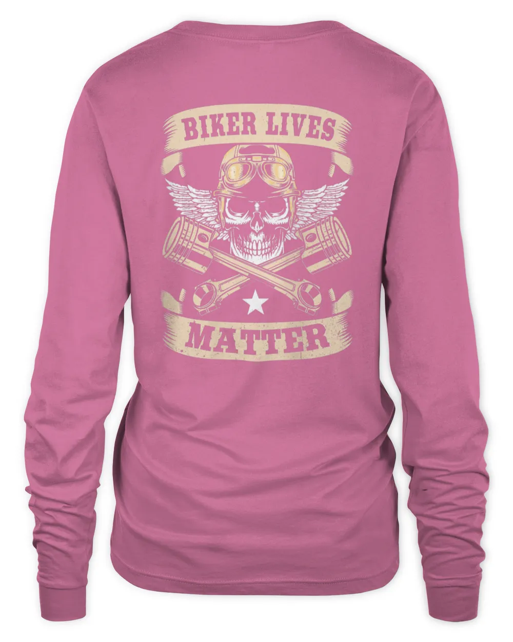 Biker Lives Matter, Motorcycle Quotes with Skull T-Shirt