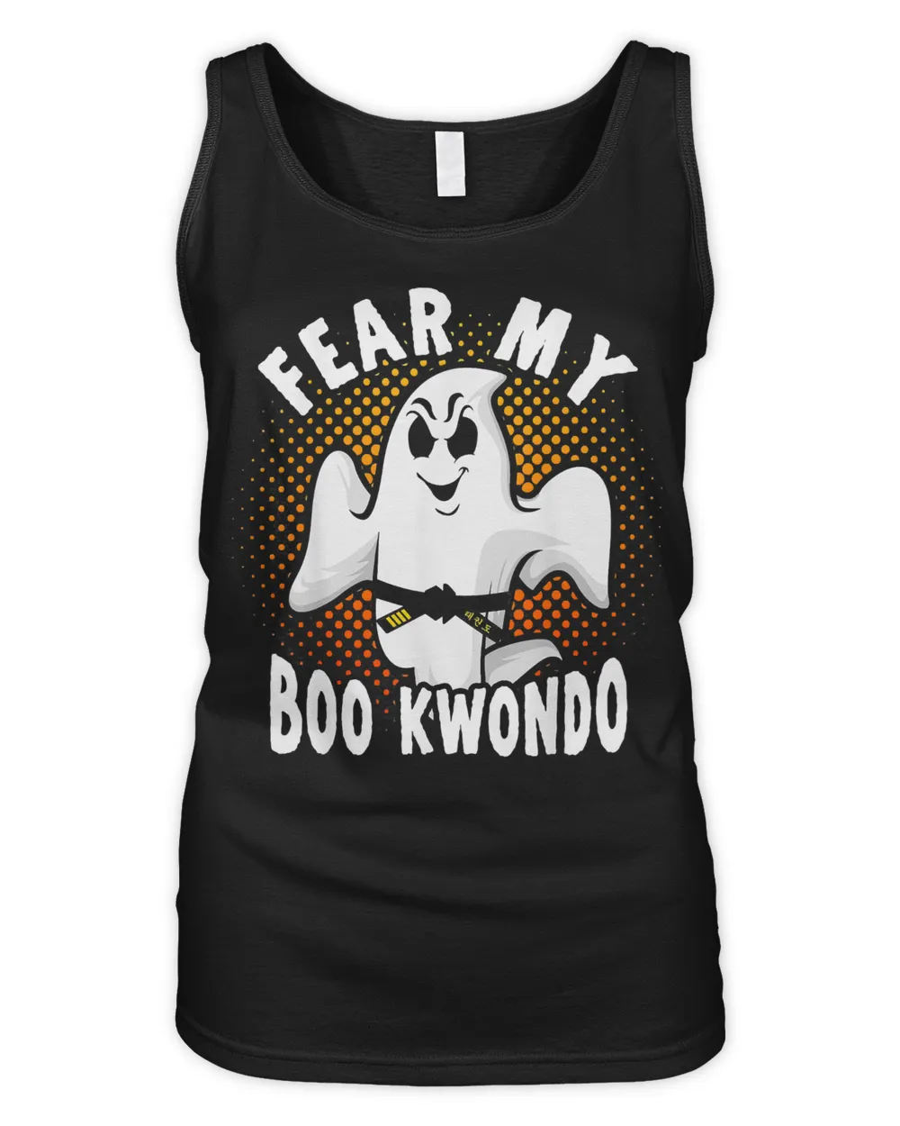 Funny Halloween Taekwondo Ghost Costume Fear My Boo Kwondo T-Shirt
